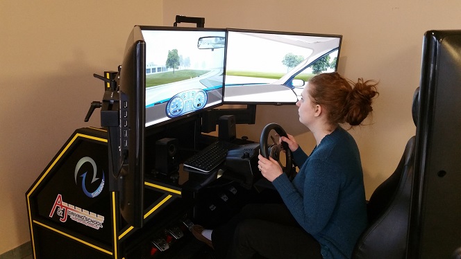 Advance Driving Simulator, AJ Driving School Edmonton